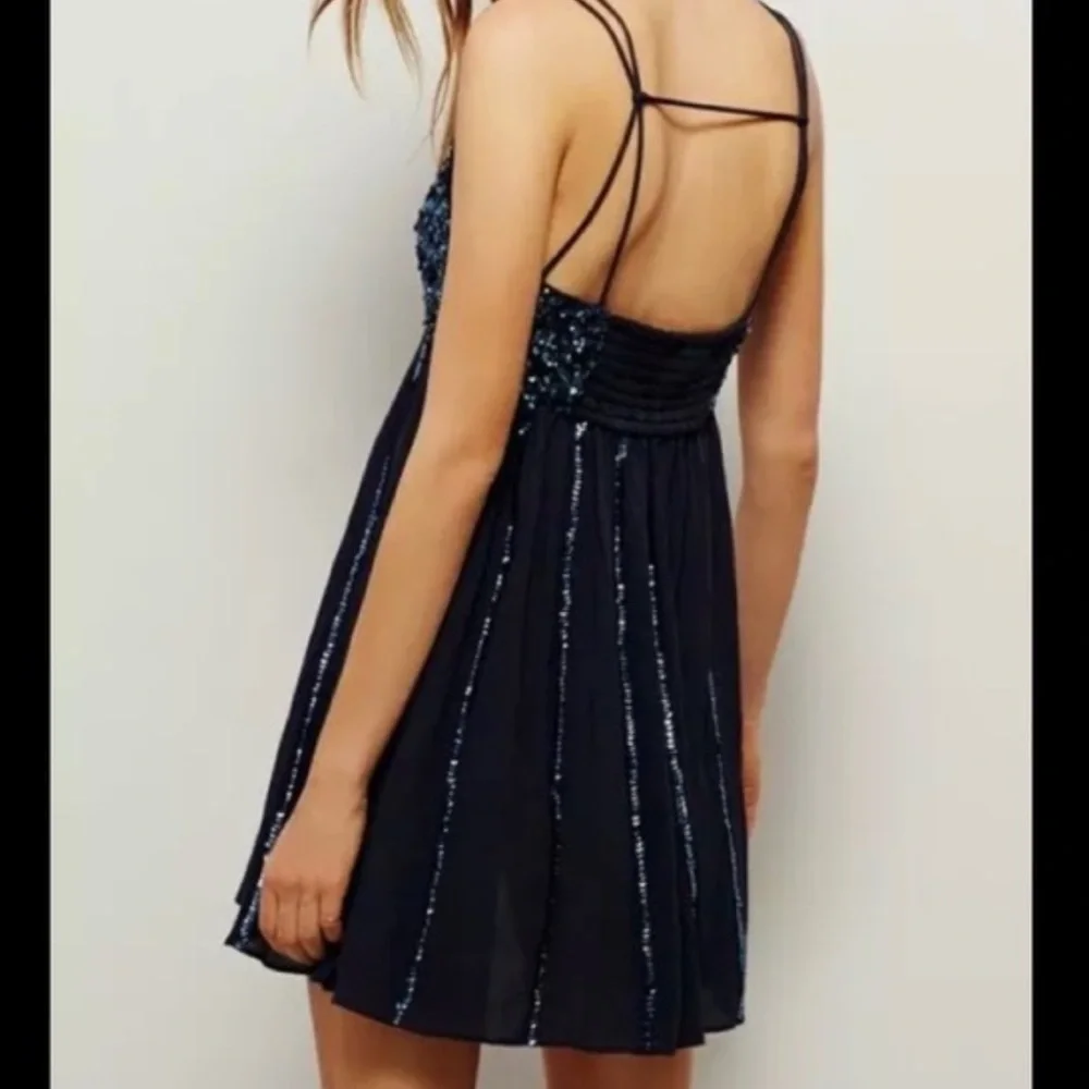 Free People Intimately Glitter Girl Mini Sequin Dress